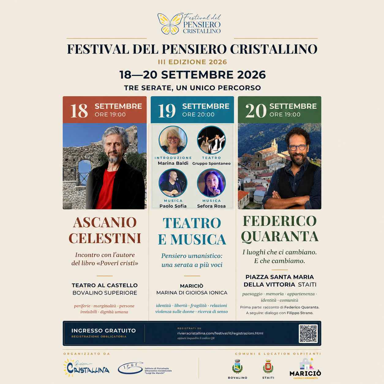 Festival del Pensiero Cristallino 2026 | IPUE